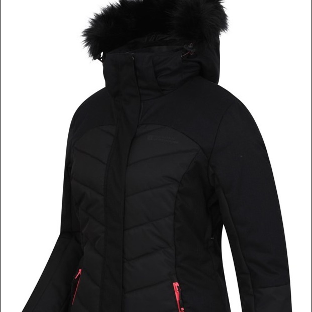 Pyrenees Womens Padded Ski Jacket -BRAND NEW BLACK SKI JACKET WITH TAGS